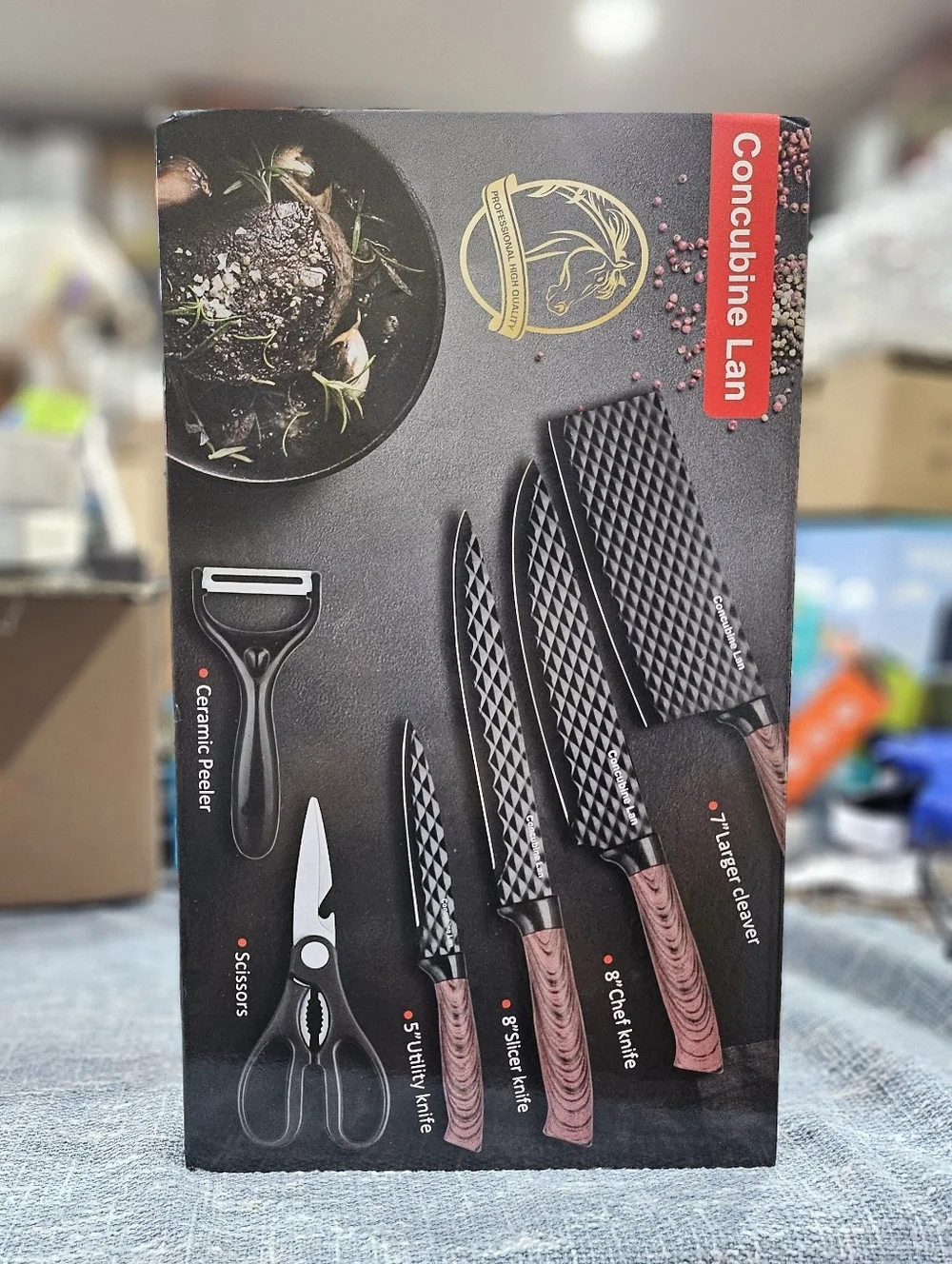 Concubine Lan 6-piece chefs knife set